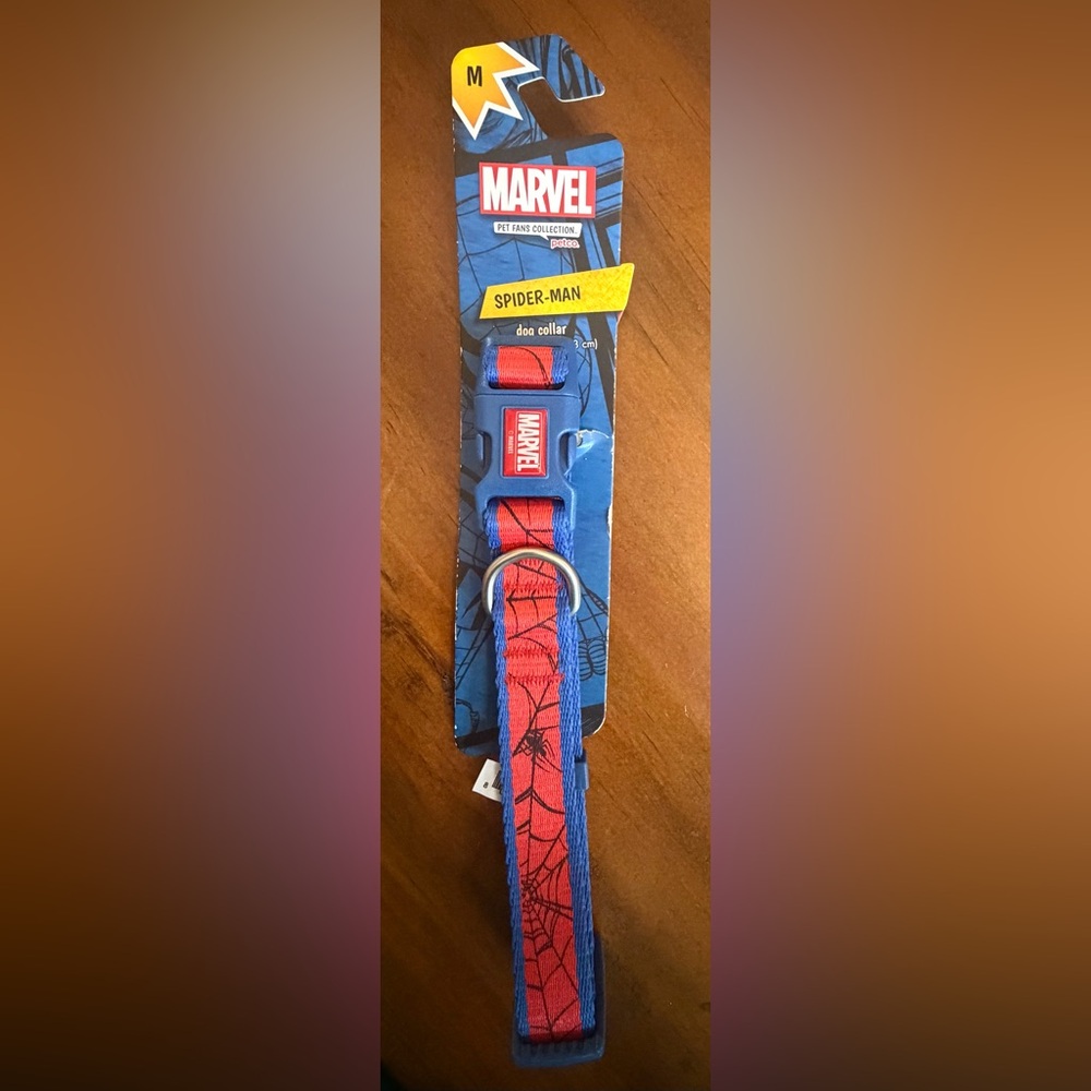 Marvel Red and Blue Pet Collar